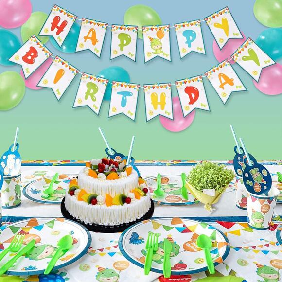 Dinosaur Birthday Tableware Friends Cups Plates Napkins Decor Party Supplies - Picture 6 of 12